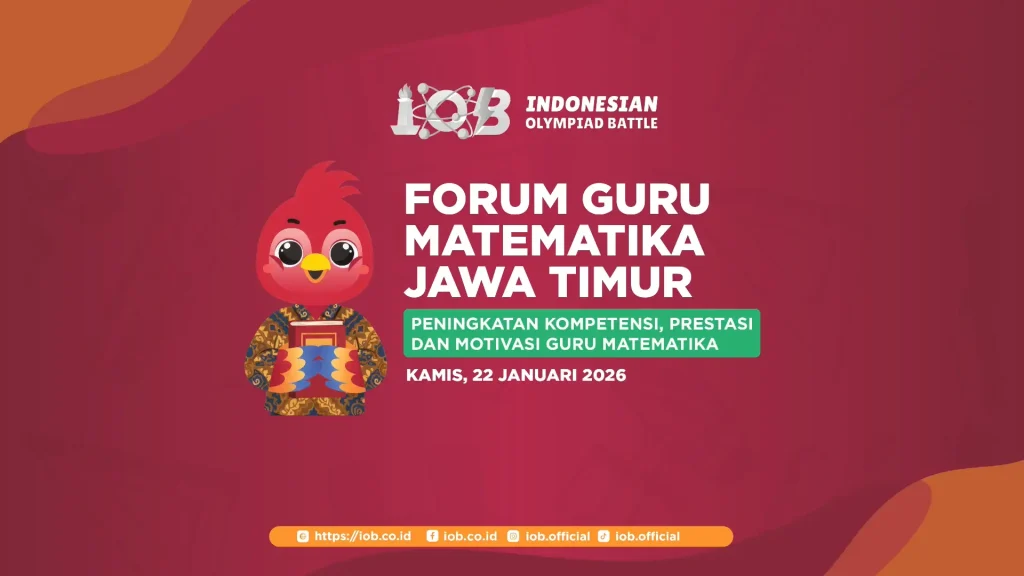 LIVE STREAMING IOB - FORUM GURU MATEMATIKA JAWA TIMUR 2026