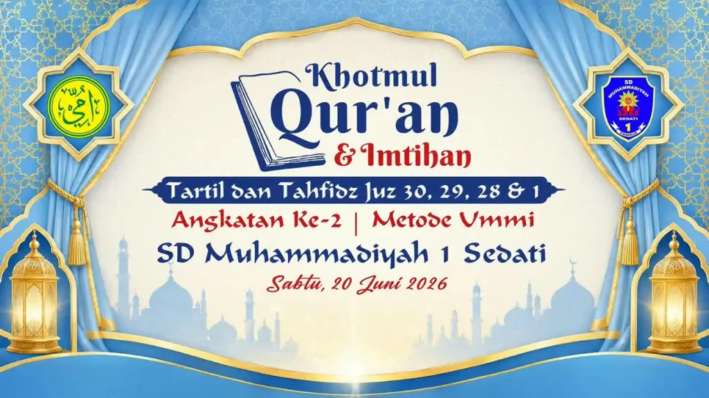 Live Streaming Khotmul Quran SD Muhammadiyah 1 Sidoarjo