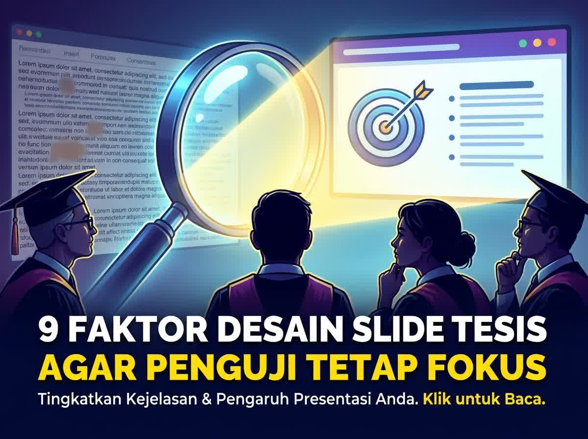 9 Faktor Desain Slide Skripsi agar Dosen Penguji Tetap Fokus Saat Sidang