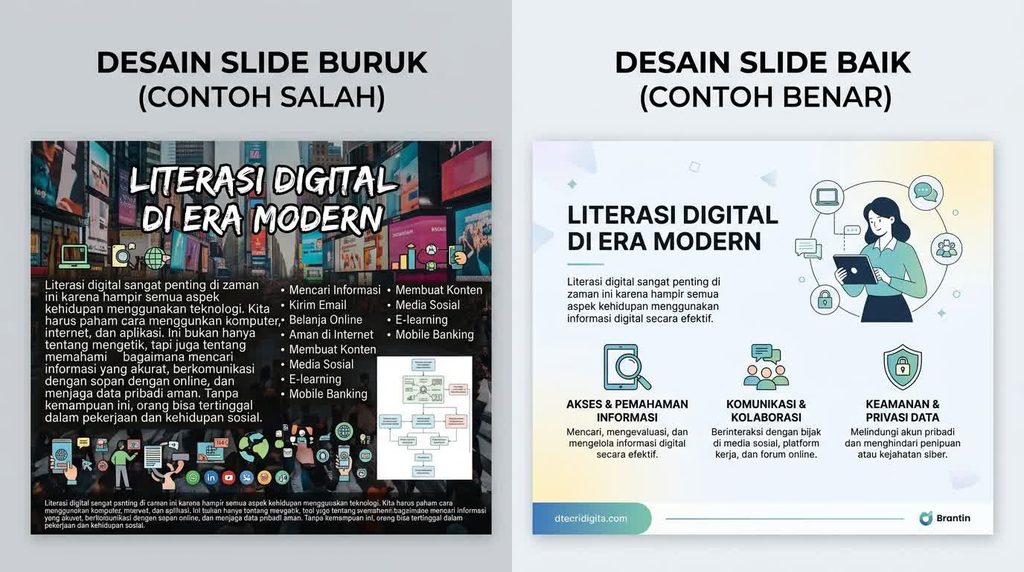 desain PowerPoint untuk live streaming