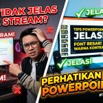 desain PowerPoint untuk live streaming